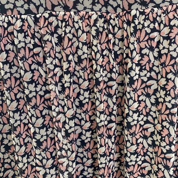 AUW - NWT Floral Black And Pink Lined Maxi Dress Size L - Picture 14 of 14